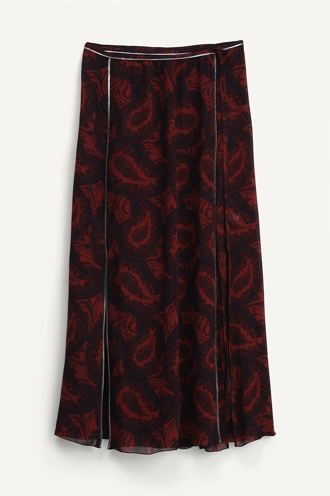 PRINTED MIDI SKIRT LIMITED EDITION