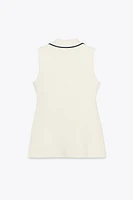 TRIM KNIT VEST