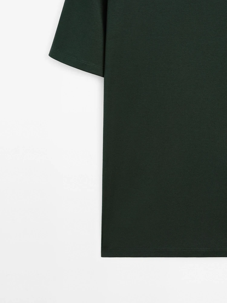 Cotton blend T-shirt