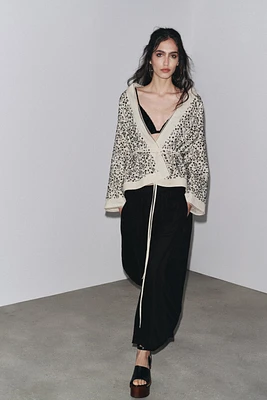 EMBROIDERED LINEN KIMONO ZW COLLECTION