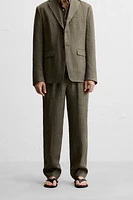 100% LINEN SUIT PANTS