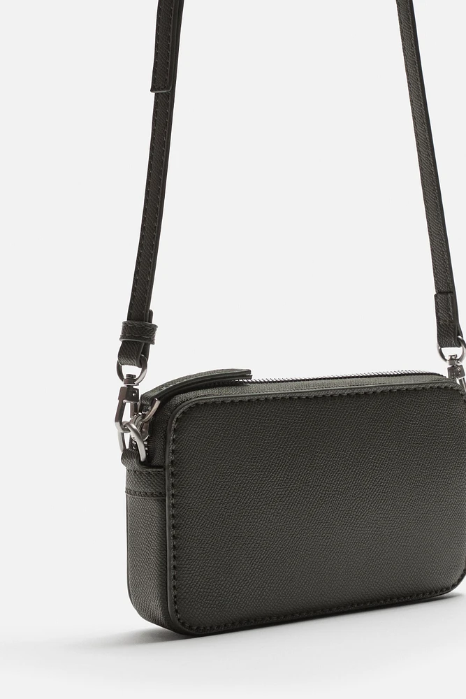 TEXTURED CROSSBODY BAG
