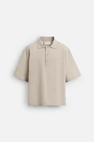 FLOWY POLO SHIRT