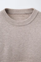 KNIT SWEATER WITH POCKET