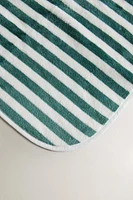 CHILDREN’S STRIPED VELOUR BATH TOWEL
