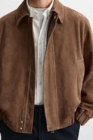 SUEDE LEATHER JACKET