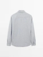 Chemise regular fit chinée