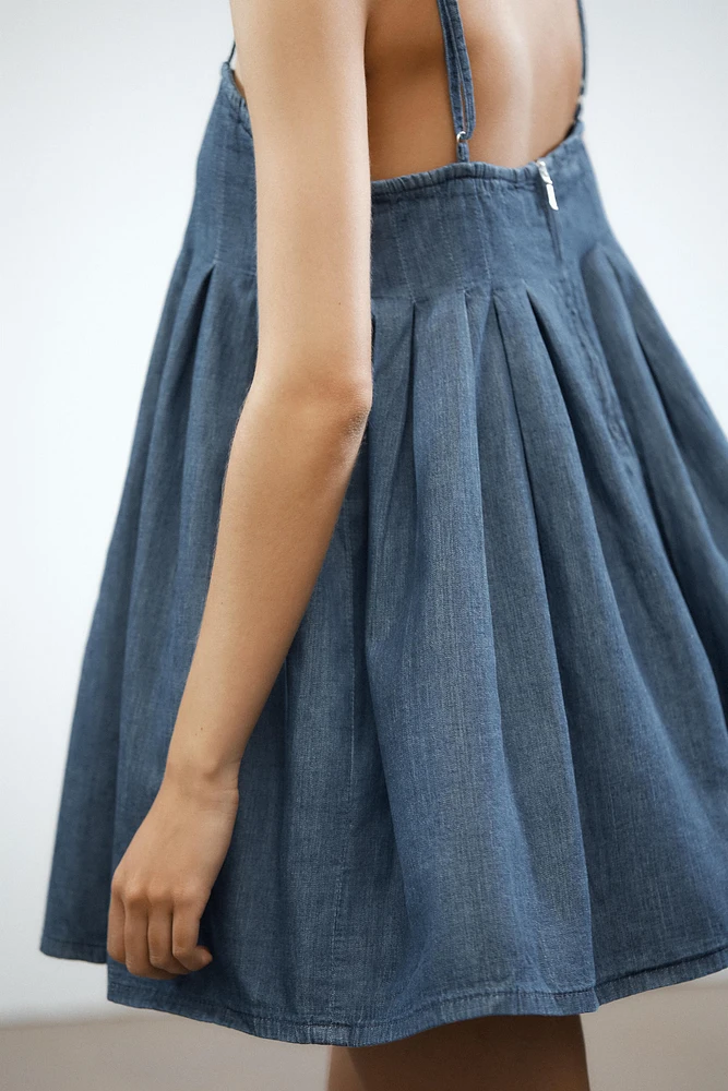 ROBE COURTE EN JEAN TRF