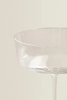 BLOWN CRYSTALLINE SPARKLING WINE FLUTE