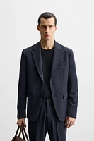 TEXTURED SUIT BLAZER