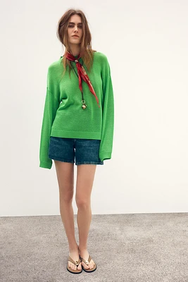 STRAIGHT BASIC KNIT SWEATER