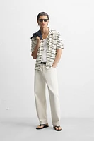 STRIPED JACQUARD SHIRT