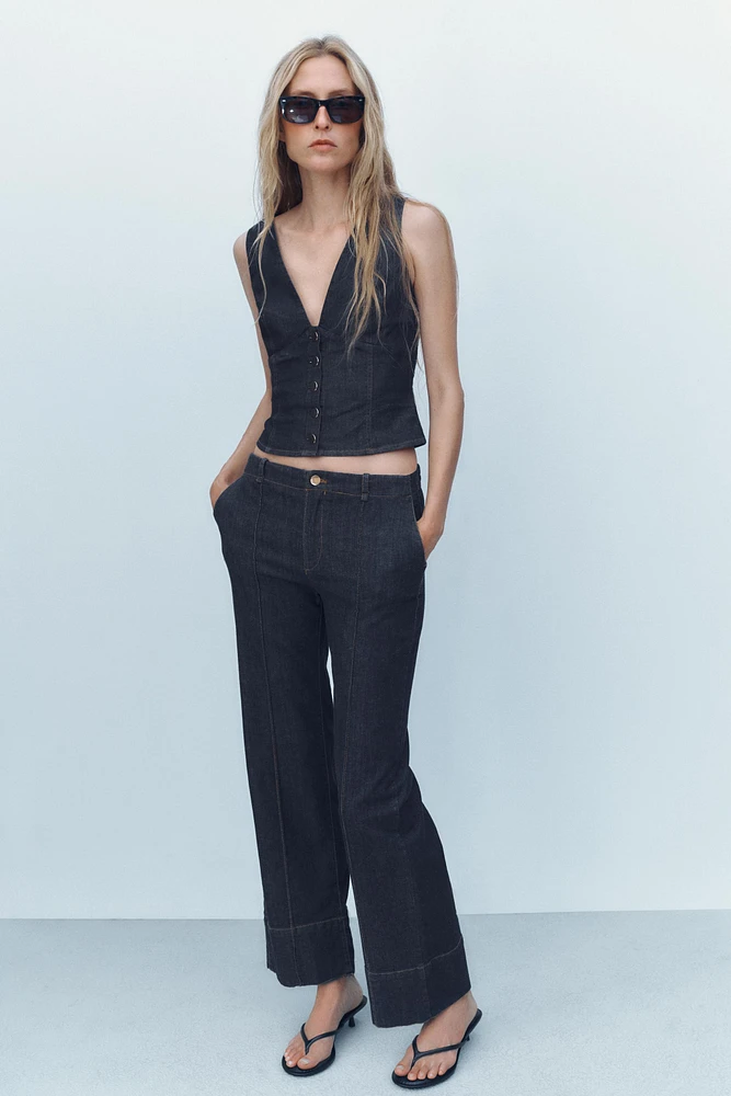TOP Z1975 COURT EN DENIM