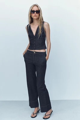 TOP Z1975 COURT EN DENIM