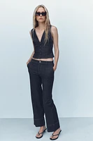 TOP Z1975 COURT EN DENIM