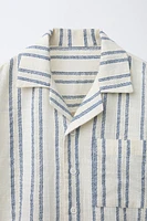 STRIPED BOWLING SHIRT