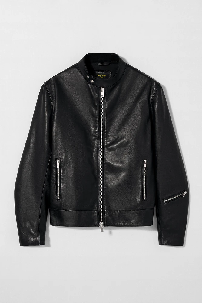 VESTE EN CUIR BOBBY GILLESPIE X ZARA