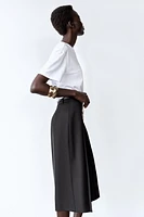 CHAIN BELT LONG SHORTS