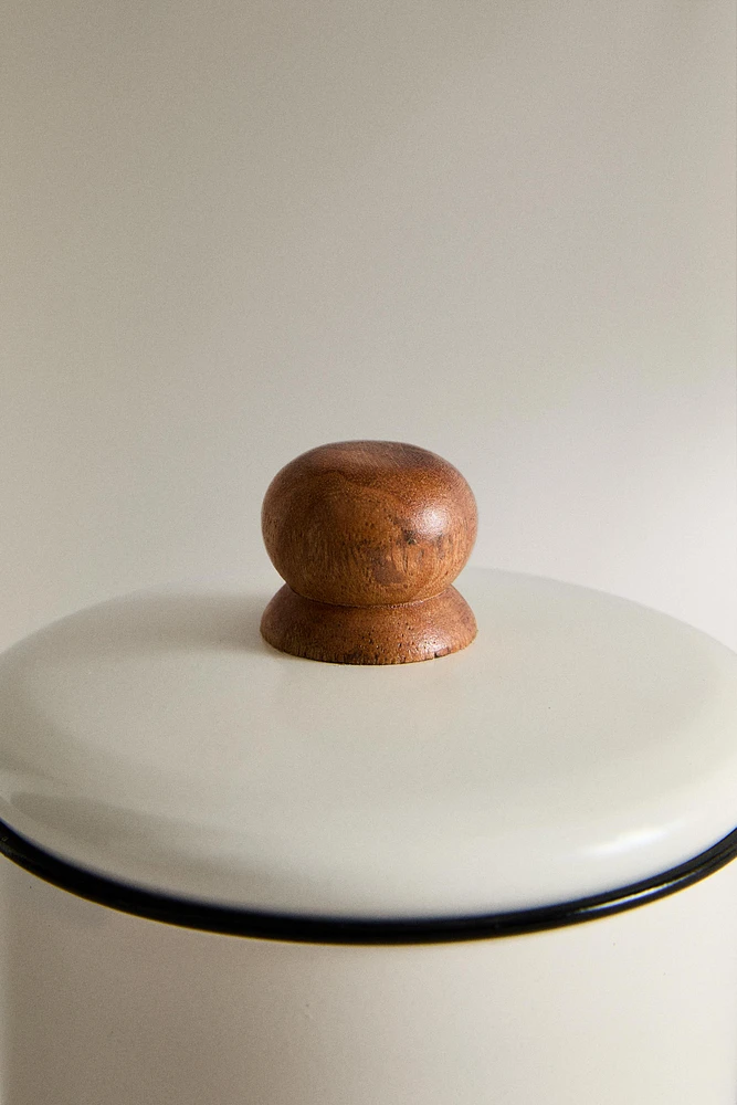 POT FRIANDISES ÉMAIL PETIT FORMAT ANIMAL DE COMPAGNIE
