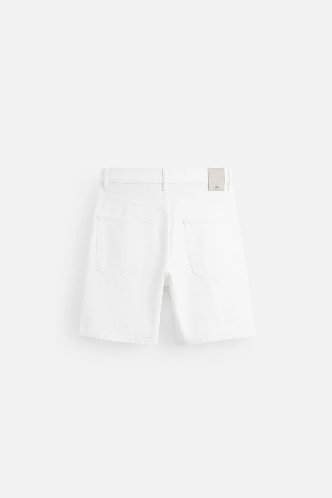 SHORT EN DENIM COUPE CLASSIQUE