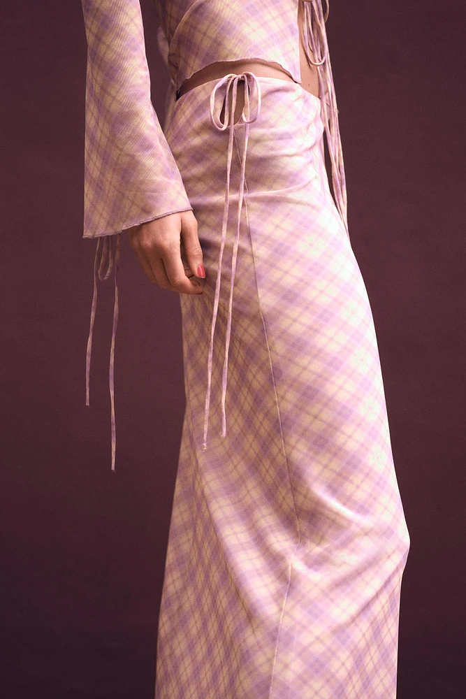 JUPE EN TULLE IMPRIMÉE