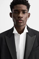 BLAZER COSTUME SMOKING AVEC LAINE