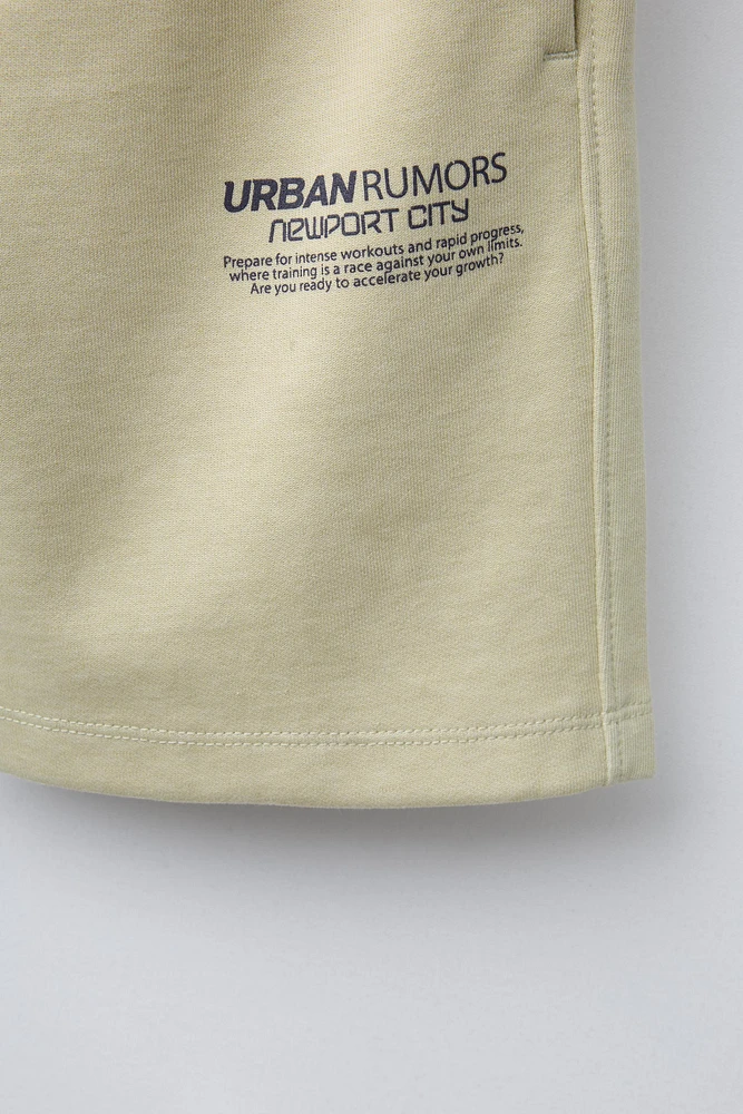 ENSEMBLE INTERLOCK T-SHIRT ET BERMUDA