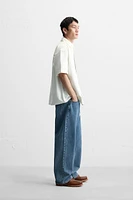 RELAXED FIT EMBROIDERED OVERSHIRT