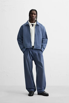 VESTE EN CANVAS DÉLAVÉE