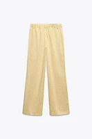 PANTALON DE STYLE PYJAMA À RAYURES
