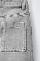 WIDE FIT DENIM SHORTS