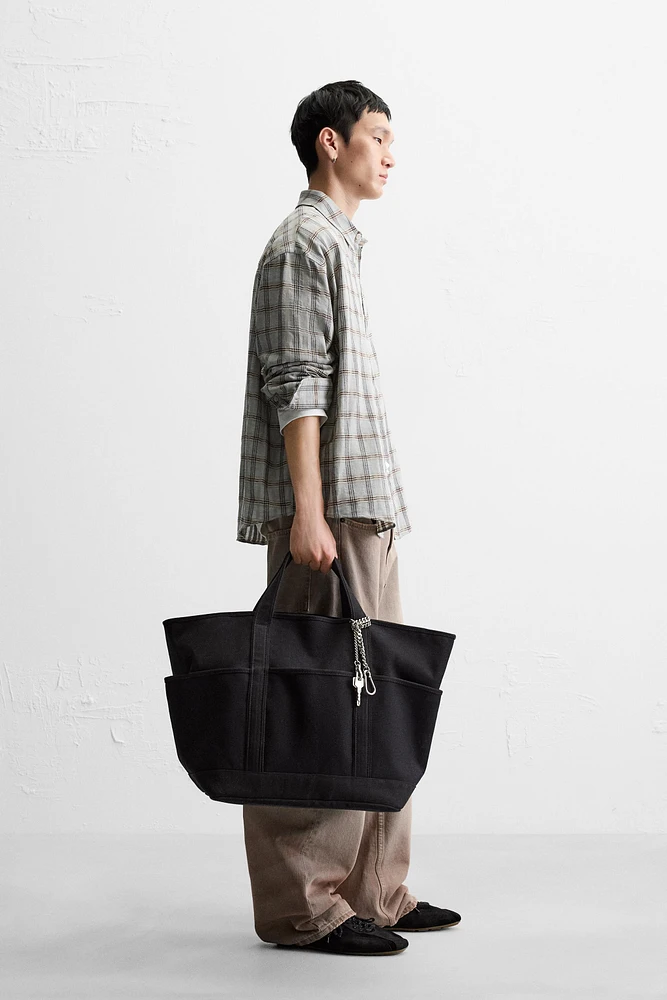 CHEMISE STRUCTURÉE À CARREAUX