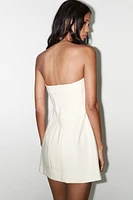ROBE BUSTIER À LACET