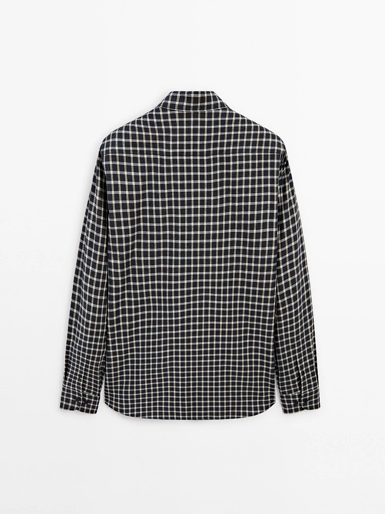 100% cotton regular fit check shirt