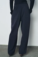 CONTRAST DRAWSTRING PANTS ZW COLLECTION