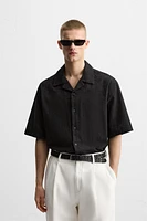 GEOMETRIC EMBROIDERED SHIRT