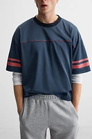 T-SHIRT STRUCTURE OUVERTE VARSITY