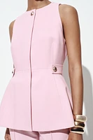 GILET À PÉPLUM