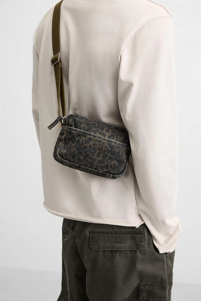 SAC BANDOULIÈRE À IMPRIMÉ ANIMALIER