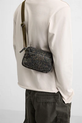 SAC BANDOULIÈRE À IMPRIMÉ ANIMALIER