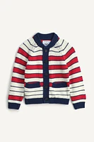 LIMITED EDITION STRIPED KNIT JACKET