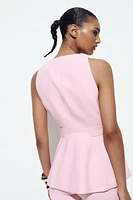 GILET À PÉPLUM