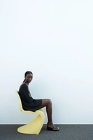 TEXTURED DRESS WITH VOLUME