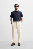 TERRY TEXTURED PANTS