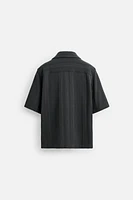 TEXTURED RELAXED FIT SHIRT