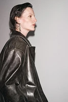 BLOUSON BOMBER EN CUIR 100 % ZW COLLECTION LIMITED EDITION