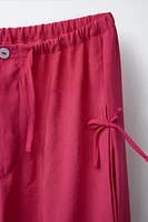 FLOWY PANTS WITH BOWS