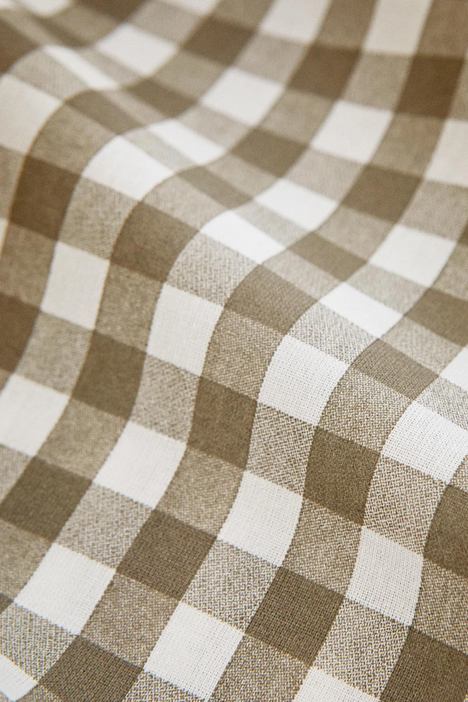 PLAID DUVET COVER