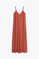 LONG STRAPPY DRESS