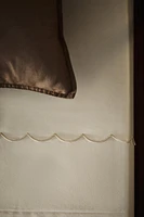 EMBROIDERED FLAT SHEET